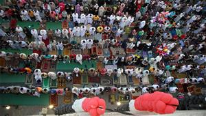 صلاة عيد الأضحى من مسجد الصديق بشيراتون