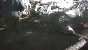 إصابة 3 أشخاص في تصادم نقل مع ميكروباص جنوب الجيزة