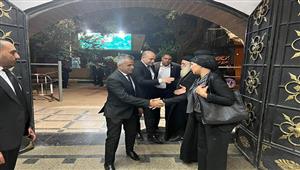 وفد التنسيقية تقدم واجب العزاء في ضحايا كنيسة "أبو سيفين" (صور)