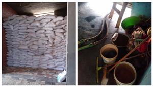 بالصور- ضبط 227 طن سلع وتحرير 168 محضرا تموينيا خلال حملات تفتيشية بالمنوفية