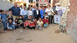 حياة كريمة.. توصيل مياه الشرب لـ 125 أسرة في قرى الإسكندرية- صور