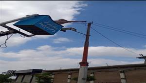 بالصور- فصل الكهرباء عن المنازل المقامة على أملاك الدولة بالشرقية