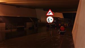 المدينة المنورة تتعرض لأمطار وفيضانات غزيرة