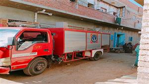 السيطرة على حريق داخل شقة بمنشأة القناطر دون إصابات