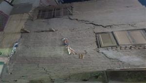 انهيار وتصدع 4 منازل في سوهاج