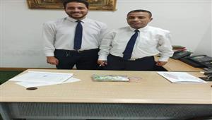   صور.. إحباط محاولة تهريب مستلزمات طب أسنان في مطار برج العرب