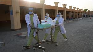 صور.. محاكاة للتعامل مع الكوارث في مستشفى الأورام بالأقصر 