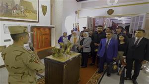 الكلية الحربية تستقبل وفدًا من الملتقى الأول للقيادات الشبابية الإعلامية