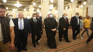 وصول وزير الأوقاف ومحافظ القاهرة ونقيب الأشراف "فاطمة النبوية" لافتتاح المسجد 