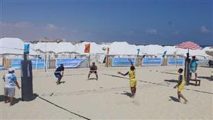 صور.. انطلاق المهرجان الرابع للرياضات الشاطئية في معسكر باجوش بالإسكندرية