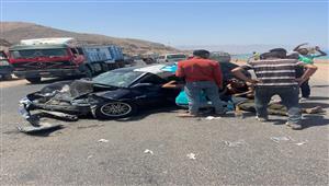 التحفظ على قائد سيارة صدم شخصًا أعلى دائري الرشاح