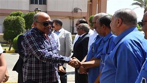 وزير قطاع الأعمال العام يزور شركة مصر للألومنيوم بنجع حمادي