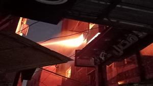  اندلاع حريق في منطقة حمام التلات بالعتبة (صور وفيديو)