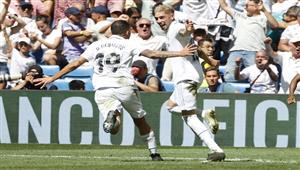 العلامة الكاملة.. ريال مدريد يعود للصدارة بالفوز بالأربعة على مايوركا (فيديو)