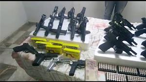 ضبط ورشتين لتصنيع الأسلحة النارية و2985 قطعة سلاح في أسبوع