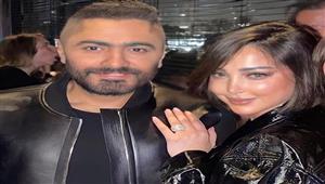 10 صور من أداء تامر حسني وبسمة بوسيل لمناسك العمرة في 2023