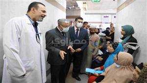 صور.. جولة محافظ المنيا في المستشفيات والمراكز الطبية