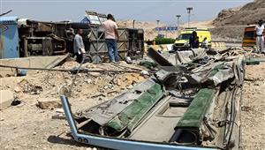 3 سيدات وطفل مجهولي الهوية.. ارتفاع وفيات حادث أتوبيس الجلالة إلى 8 ركاب 