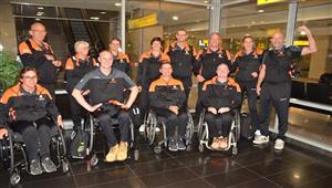 مصر للطيران تنقل فريق NL للكراسي المتحركة لكرة اليد من هولندا للقاهرة