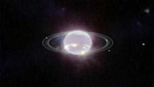 صورة مذهلة من جيمس ويب.. كوكب نبتون لؤلؤة هائلة الحجم في الفضاء