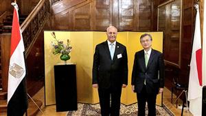 رئيس جامعة بنها يبحث مع السفير الياباني إنشاء المستشفى الجامعي الجديد