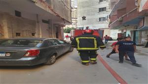  اندلاع حريق داخل شقة بجوار حي بولاق الدكرور