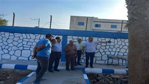 تعليم السويس مع الأبنية التعليمية يتابعان موقف صيانات المدارس لبدء العام الدراسي الجديد