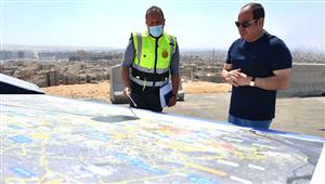 السيسي يتفقد الأعمال الإنشائية بطرق ومحاور بالقاهرة الكبرى