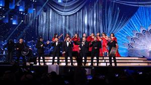 أنغام تساند جورج وسوف و"مين حبيبي أنا" تثير حماس الجمهور.. لقطات حفل تريو نايت الرياض