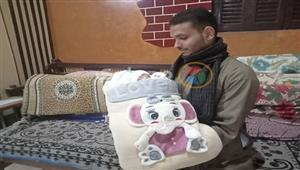 والد أول مولود في 2023: "يارب يكون وشه خير على مصر والمصريين"