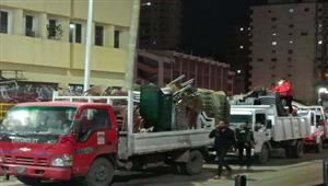 إزالة 1750 حالة إشغال من شوارع وميادين الإسكندرية- صور