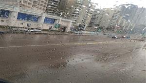  أمطار تضرب الإسكندرية في رابع أيام الفيضة الكبرى - صور