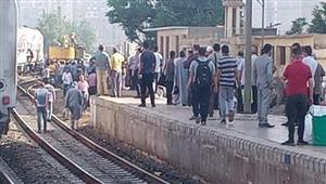 المعاينة: شاب مجهول الهوية صدمه قطار بمحطة الجيزة 