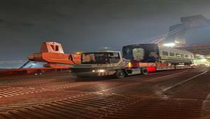 صور.. وصول قطارين جديدين من صفقة تالجو الإسبانية لميناء الإسكندرية