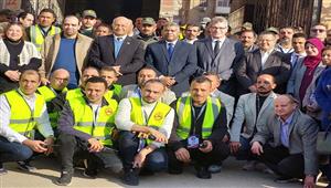 محافظ القليوبية ورئيس جامعة بنها يشهدان تجربة إخلاء المستشفى الجامعي - صور