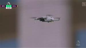 إيقاف مباراة ساوثهامبتون وأستون فيلا لظهور"طائرة بدون طيار" فوق الملعب