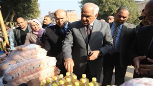 ​محافظ الجيزة يتفقد معارض "أهلًا رمضان" بفيصل وأبو النمرس