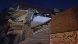 بالصور.. إصابة شخص في انهيار جزئي بمنزل أعقبه انفجار بالمحلة الكبرى