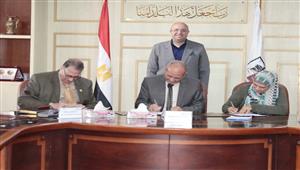 بروتوكول تعاون لتوصيل الصرف لنزلة الديب ببني سويف