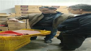 مصادرة 2 طن لانشون ومصنعات لحوم منتهية الصلاحية في أكتوبر