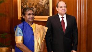 رئيسة الهند تشيد بتجربة مصر التنموية الناجحة بقيادة الرئيس السيسي