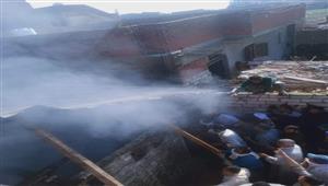 إصابة 3 أطفال في حريق منزل بقنا