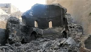 انهيار قبة سيدي الأربعين في السيدة زينب