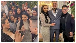 حسن شاكوش يرقص مع خطيبته على أغنية "بنت الجيران"