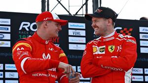 فيتيل وشوماخر يودعان سباق الأبطال