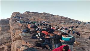 تزامنًا مع إجازة نصف العام.. سانت كاترين تستقبل 2500 سائح