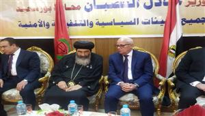 صور.. محافظ بورسعيد يترأس وفد تهنئة الأقباط بعيد الميلاد