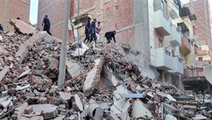 لا يزال البحث جاريًا.. ارتفاع عدد ضحايا انهيار عقار أسيوط - فيديو وصور