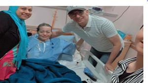 12يوم في الرعاية.. نقل فاتن الحلو إلى المستشفى (صور)