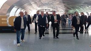 برئاسة "محمد منصور".. وفد اقتصادي يزور متحف الحضارة (صور)